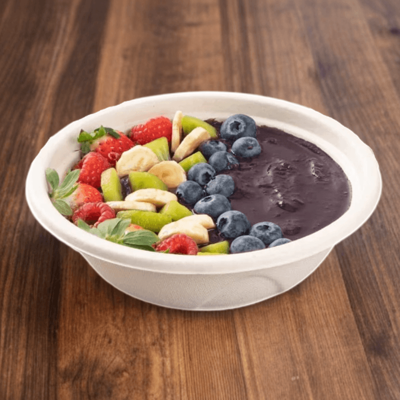 18oz (500ml) Bagasse Bowl - novapkg