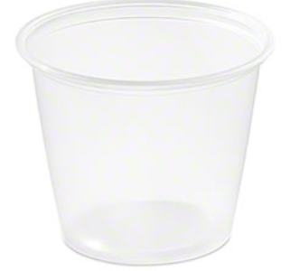 Plastic Portion Cups 5.5 oz - 2500/Pack